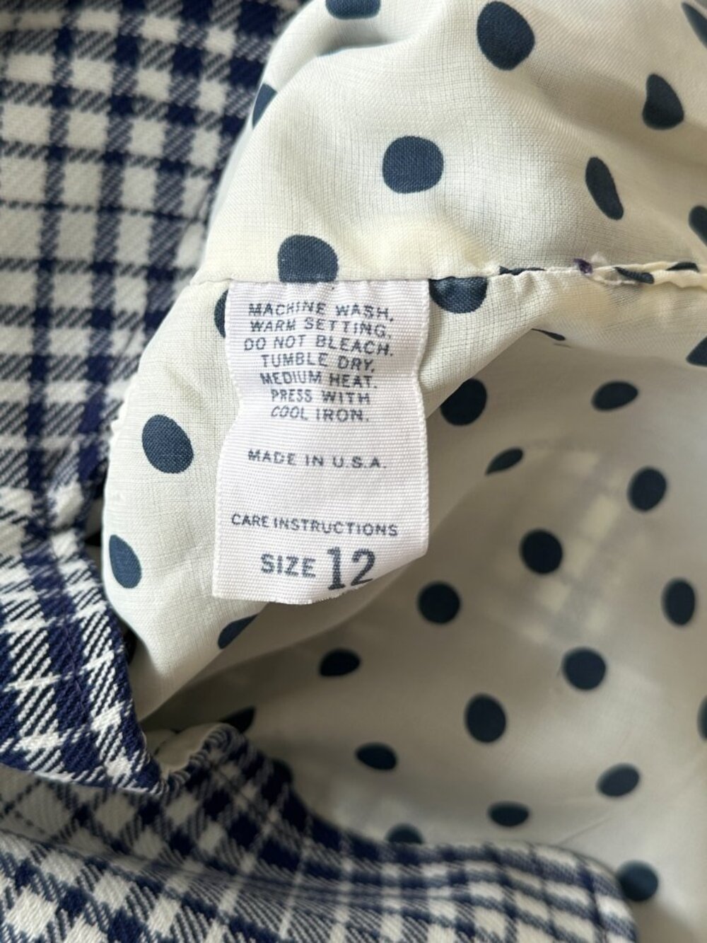 Vintage Jantzen Stripe & Polka Dot Vest - Picture 9 of 13